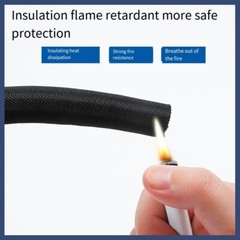 5M Braided Sleeving Flexible Split Cable Sleeving Tubing for Cable Protection