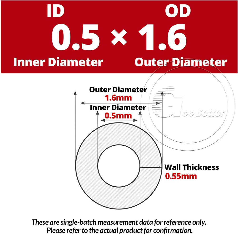 50 Meter/100 Meter FEP F46 Tube Tubing Pipe ID 0.5-10mm OD 1.6-11mm Transparent