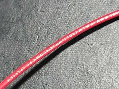 Sequel Wire & Cable #16awg MTW/AWM UL-1015/1230 Hook-Up/Lead Wire 600V Red/100ft