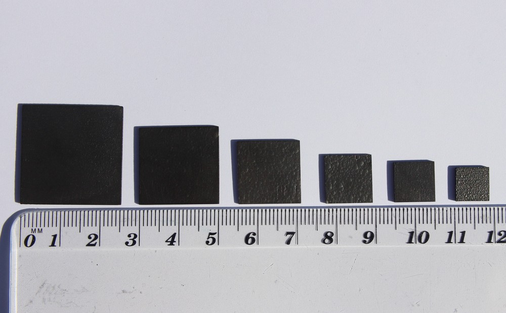 Pyrolytic graphite square 10×10 12×12 16×16 20×20 22×22 25×25 1 mm