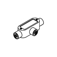SEPCO T2, 3/4″ Hub, Malleable Iron, 3-Hub, T-Type, IMC/Rigid Conduit Body, 1 pc