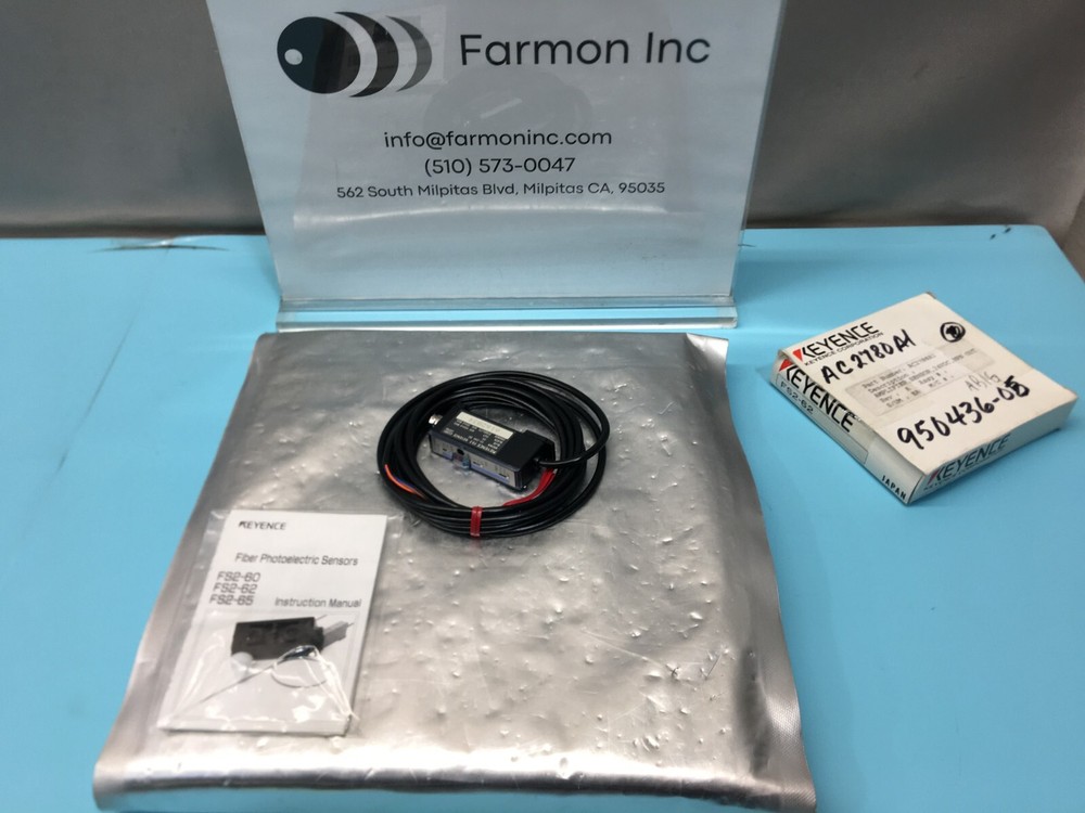 Keyence FS2-62 AMPLIFIER, SENSOR, 24VDC, NPN OUT, 162270
