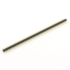 5Pcs Gold Plated 1.0mm Pitch 50 Pin Header Male Connector Single Right Angle