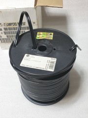 Southwire / Coleman Lamp Cord, Vinyl, 16/2 SPT-2, 300-Volt, Black, 250-Ft.