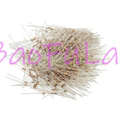100PCS Film Resistors Resistance 10K Ohms OHM 1/4W 5% Carbon Film Assortment NEW