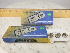2x Boxes – 20x Eiko Miniature Lamps Bulbs PR13 New Vintage