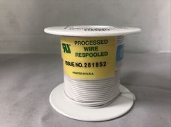 AWM 1007/1569 80/105C 300V FT1 Internal Wiring 24AWG 3050 WHITE 100Ft – NEW