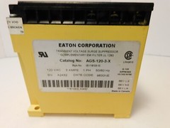 TYCOR INTERNATIONAL AEGIS AGS-120-3-X HIGH PERFORMANCE TRANSIENT NOISE FILTER