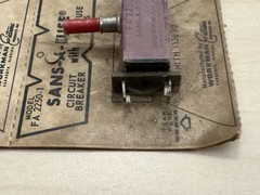Sans-A-Fuse FA 2250-1 Circuit Breakers 6x NOS – Replace Zenith #136-92 – Vintage