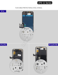 LCD LED Reball Screen Repair IC BGA Reballing Stencils iPhone 11 12 13 Pro Max