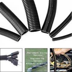 7 10 13 15 18 21 25 28mm Split Loom Wire Flexible Tubing Conduit Hose Cover Car