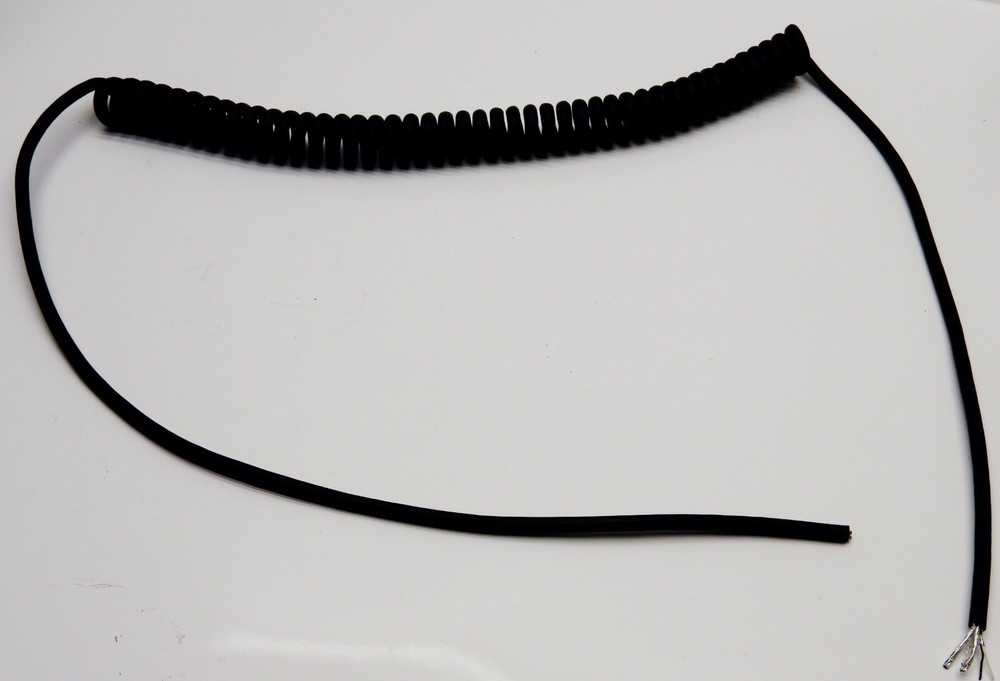 Coiled Cable 6 Conductor (3x 2-Pair Sheilded) 54″ 14ft Extended 3/PR 26 AWG