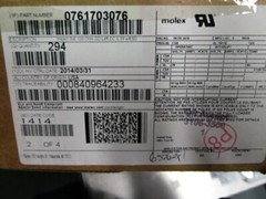 1 Lot of 42 Molex 0761703076 Impact 3X6 100-OHM GD Left DC 0.39 w/ESD, 101002