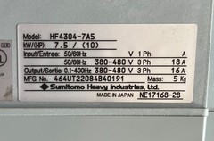 SUMITOMO MACHINERY INC HF4304-7A5 ADJ. FREQUENCY DRIVE *New in Box*