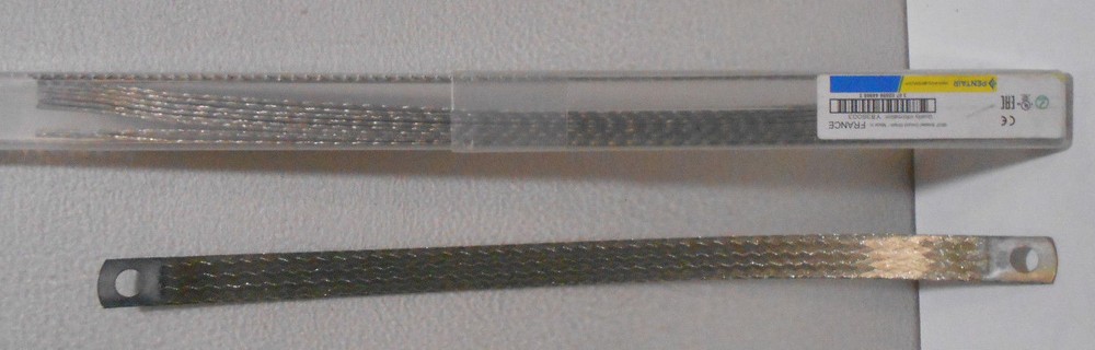 Box of 10 MBJ Grounding and Bonding Braid MBJ163008 12 5/8″ Long , 5/16″ Eyelets
