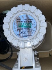 SPECO SA-15RP Dual Tone Siren 30 Watts 120dB 6 To 12 Volt DC 5×8”
