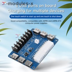 ATX Power Supply Breakout Board USB Charging Desktop Chassis Power Adapter Board
