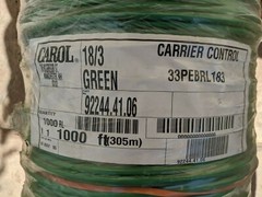 CARRIER CONTROL 18/3 CABLE 33PEBRL183 PN 92244.41.06 – 1000 FT Spool SHIELDED