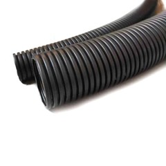 Black Conduit Spilt Cable Tidy Flexible Tube Convoluted Protection Tubing PP/PA