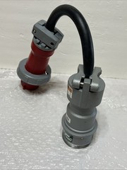 HUBBELL 430P7W-30A-30-7 1/2HP 480 Vac. With Appleton ARC3034BC Paired Used.