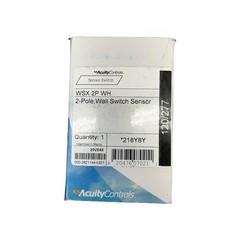 Acuity WSX 2P WH 2-pole Wall Switch White New In Box