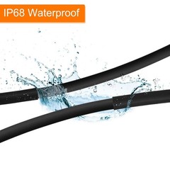 50ft Heat Shrink Tubing, 3:1 Ratio 3/16 Inch Dia Adhesive Lined Dual Wall Black