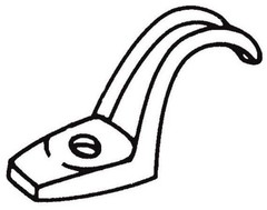 SEPCO 135, 1-1/4″, Iron, 1-Hole Click-On, IMC/Rigid Conduit Strap, 1 pc