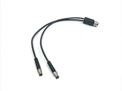 Escha YK-FK4M12-2AL-SSP3-0,3/0,3/S370 Splitter Y-Cable M12 to Dual M8, 8075852