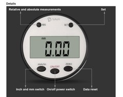 Digital Readout Remote Magnet Display Linear Scale External DRO Milling Lathe