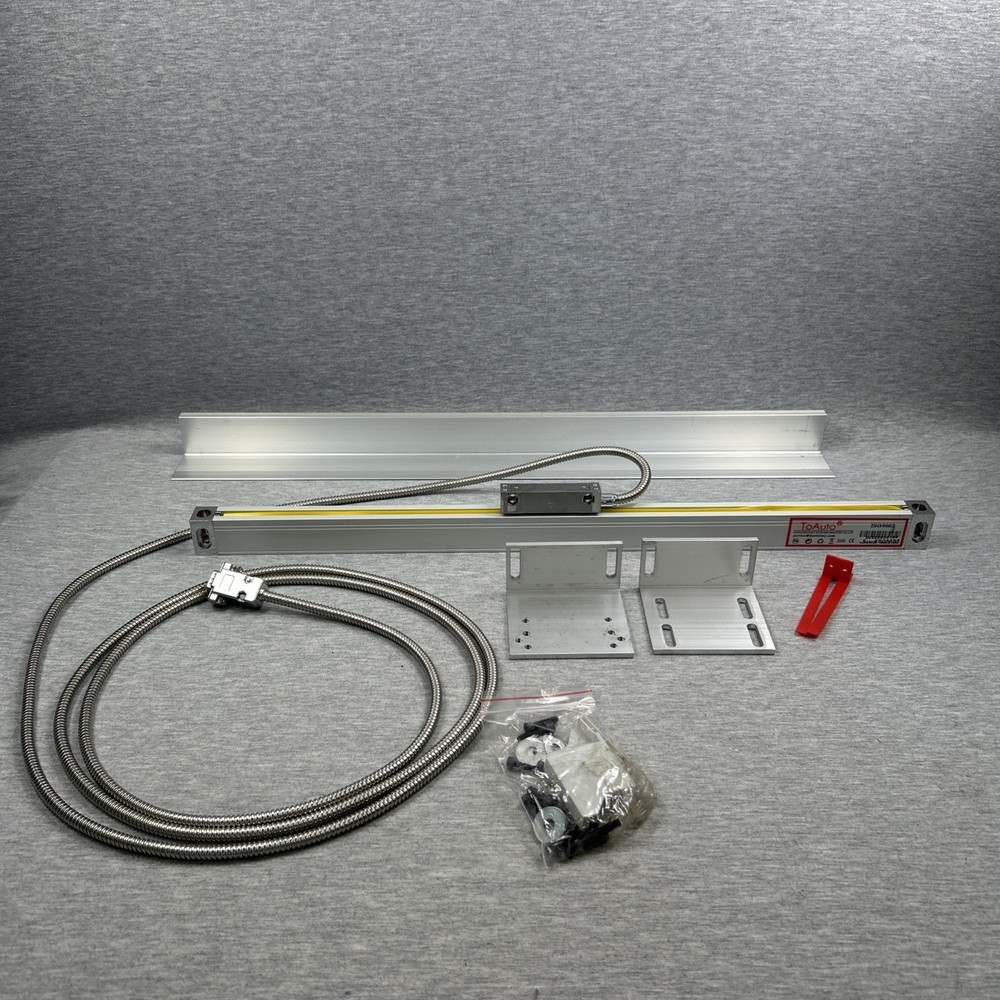 TOAUTO Digital Readout 2/3Axis DRO with Linear Scale 450mm 18”, 5um