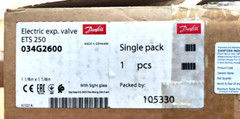 1PC-DANFOSS 034G2600 Electric expansion valve, ETS 250, 1 1/8 in, Solder ODF-NEW