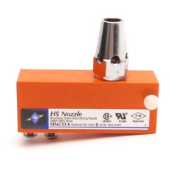 Simco Type HS Shockless Ionizing Air Nozzle & Body, 7000V AC, 10″ WD, 15-100Psi