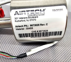New! AIRTECH Vacuum Pressure Fan Variable Speed Blower 9673828 / 3BA1002-3845