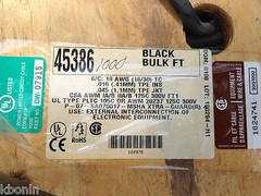 New 18 AWG – $.50 per Foot – Stranded 6 Conductor – 300V –High Performance Wire