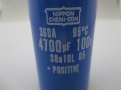 Nippon Chemi-Con 36DA 4700 uF 38a10L 05