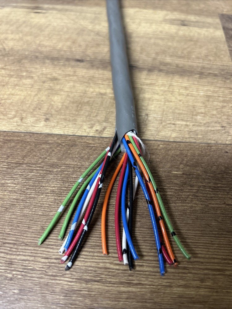 10′ Belden 8468 18 AWG 15C PVC 19×30 Strand Audio Wire Cable 10 feet
