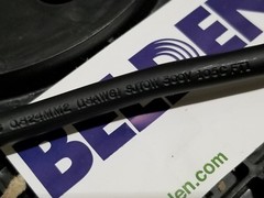 Belden 19509 18/3C SJTOW BelFlex High Flex Portable Power Cord Cable Black /10ft