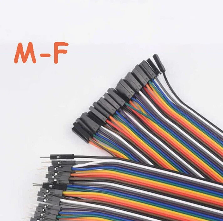 Dupont Jump Wire 40P M-F Jumper Breadboard Cable Lead Arduino 20cm