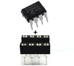 5PCS Microchip MCP6002-I/P MCP6002 + Sockets – Dual 1 MHz Op Amp DIP-8 New IC