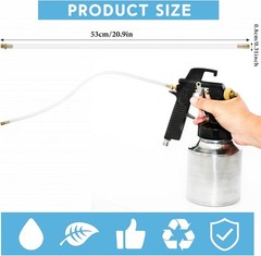4 Pcs 20.87” Spray Can Nozzle Extension Hose 8 mm Undercoating Spray Gun