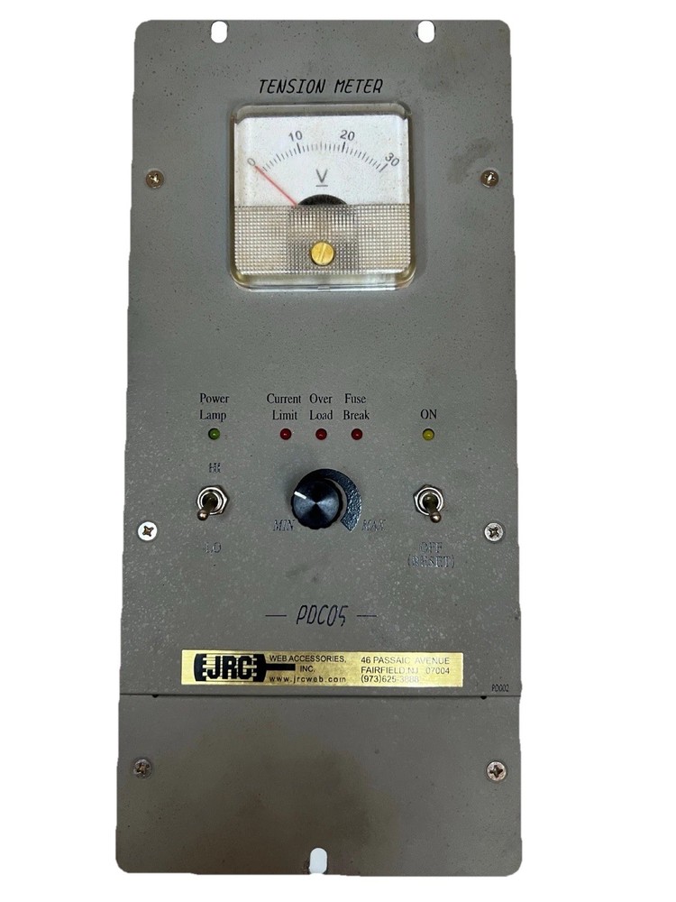 JRC Web Magnetic Powder Brake Tension Controller WT-PDC-05 Manual PWM Clutch