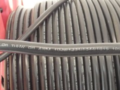 AWC Allied Wire & Cable 1028-8-133T-0 MTW Black Cable