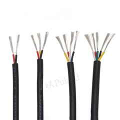 Flexible Multicore Cable 2 Core-10 Core PVC Tinned Copper Power Wire Black White