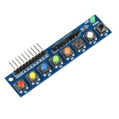 8 Bit Keypad Module with LED Indicator Touch Button Module for Microcontroller