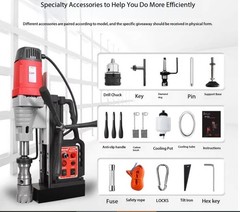Multifunction Magnetic Drill Adjustable Speed Forward And Reverse Electric Drill