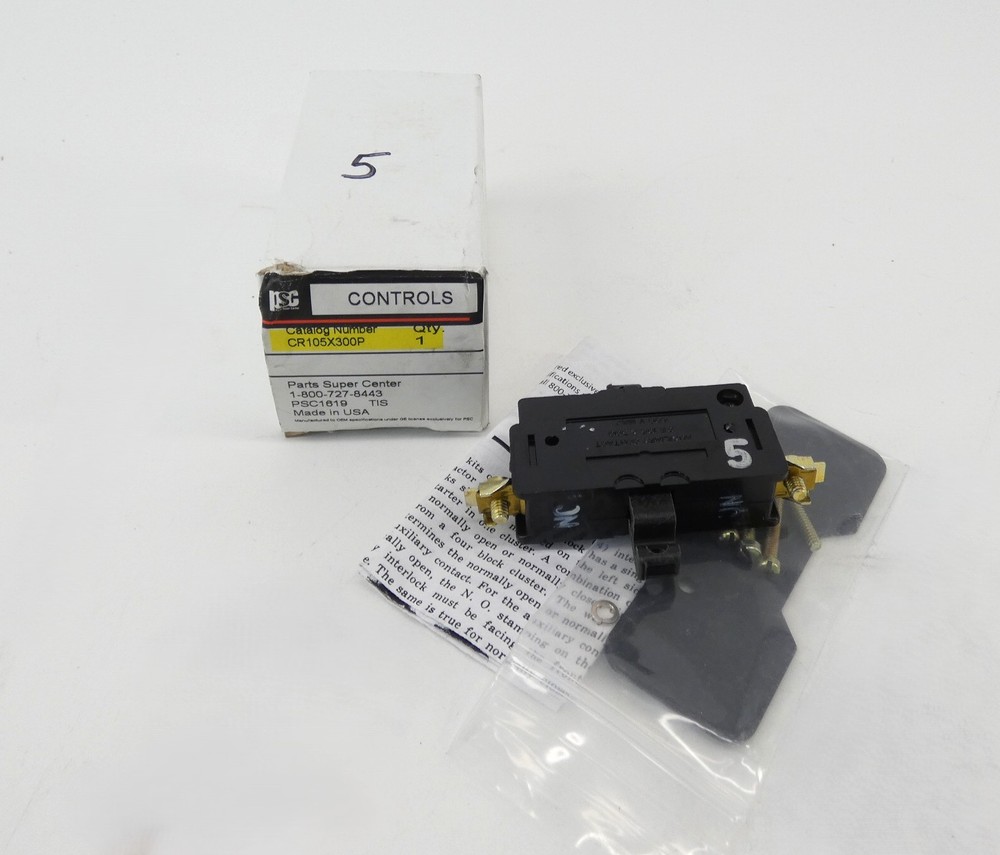 General Electric CR105X300P Auxiliary Contact Kit 600V – NEW Surplus!