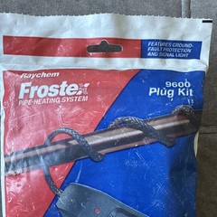 New Raychem Frostex pipe Heating System 9600 Plug Kit, Cable, Power Connection