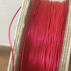 5953 ALPHA WIRE – 950’+ Redish – 26awg Solid Silver Plated OFHC Kynar 5mil 1970s