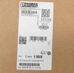 Phoenix Contact 1019711 FOC-FDX20-PP-LCD6-OSP-PT9 Splice Box – NEW Surplus!