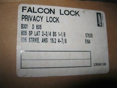 NIB!!!!! Falcon B301D605 Dane Privacy Leverset – Polished Brass B301 D 605 NEW